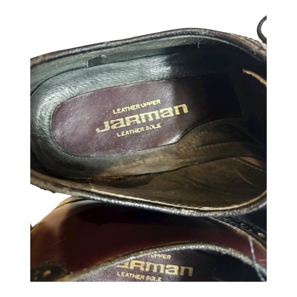 Jarman Burgundy & Black Oxfords Men’s Size 10 Lace Up main image 10